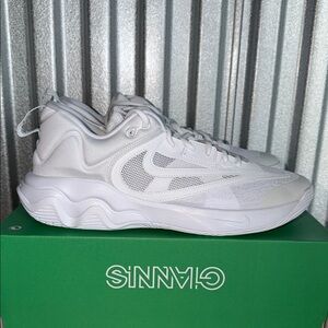 Nike Giannis Immortality 3 Triple White DZ7533-102 Men’s Size 12